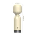 Vibrator - Silk Pulse - ecru - obrazek 4