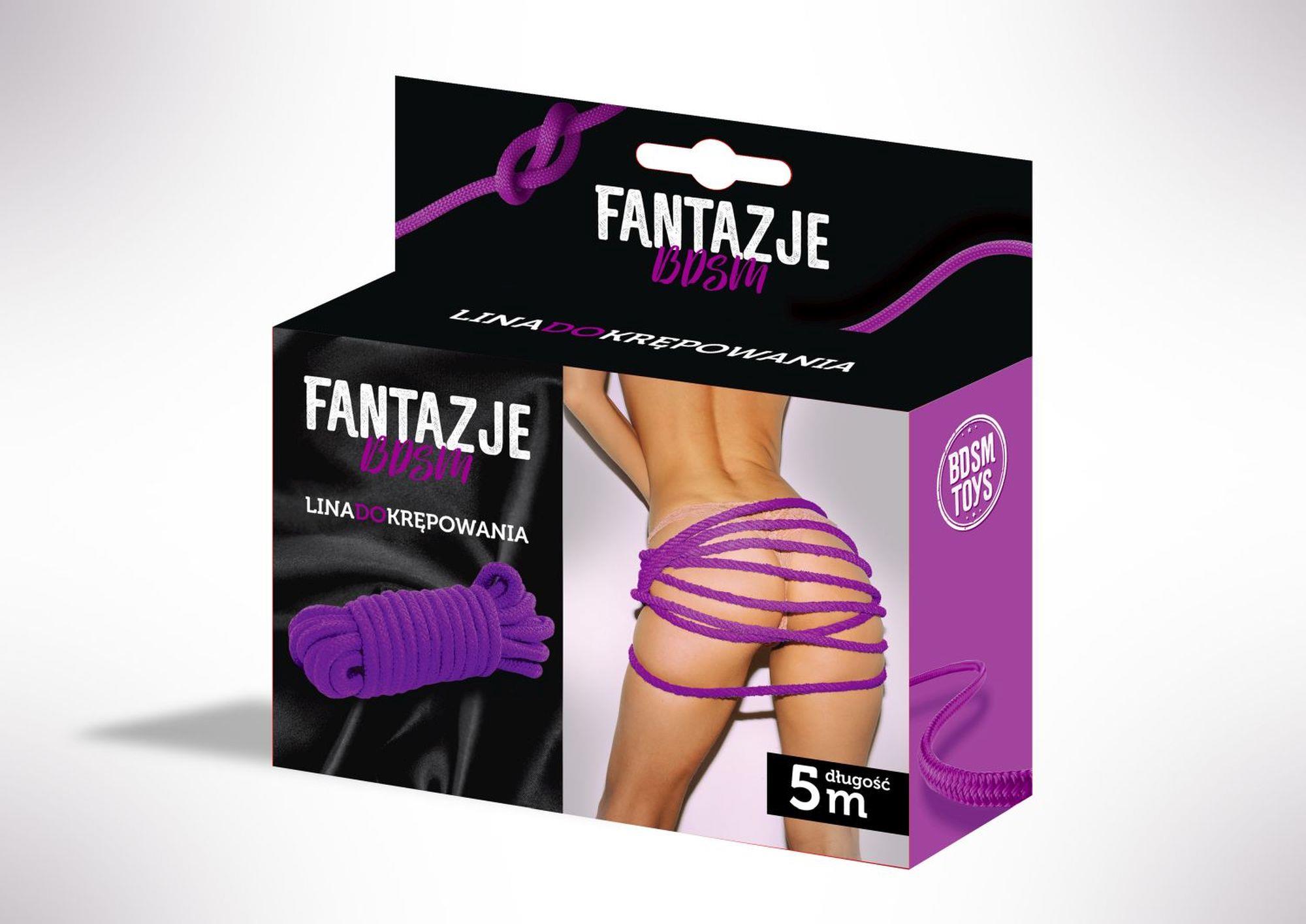29-00116 Linki - Fantazje BDSM Lina do krępowania Fioletowa - obrazek 1