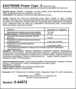 Supl.diety-eXXtreme power caps 1x5stk. - obrazek 2
