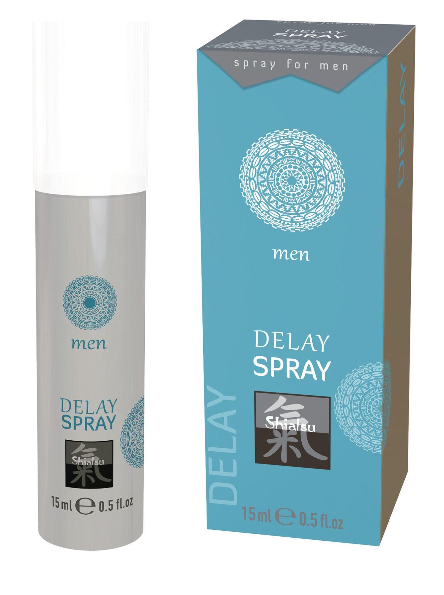 3-67305 Żel/sprej-Delay spray man Shiatsu 15ml - obrazek 1