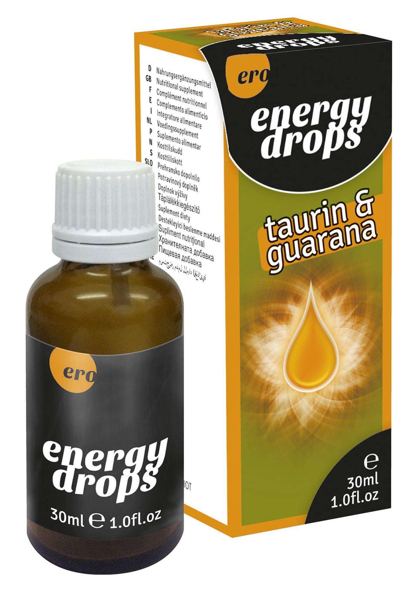 3-77108 Supl.diety-Energy Drops-30ml Taurin & Guarana (m+w) - obrazek 1