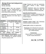 Supl.diety-Energy Drops-30ml Taurin & Guarana (m+w) - obrazek 2