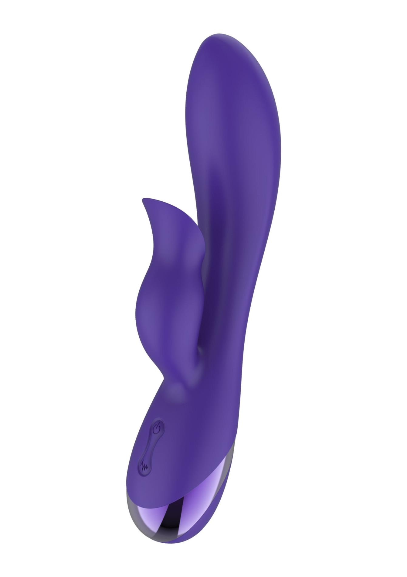 30-11130-X-PURPLE Xocoon Unchained Love Clitoris & G-Spot Vibrator - obrazek 1