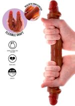 Silicone Foreskin D-Dong 35 cm Caramel skin tone - obrazek 4