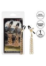 Ride Em Denim Nipple Clamps Gold - obrazek 6