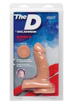 Dildo-THE SUPER D VANILLA 6 INCH - obrazek 2