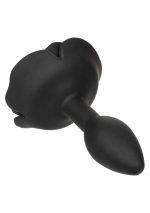Small Rose Anal Plug Black - obrazek 5