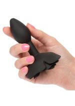 Small Rose Anal Plug Black - obrazek 9