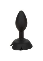 Large Rose Anal Plug Black - obrazek 4