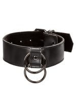 Collar With Chain Leash Black - obrazek 3