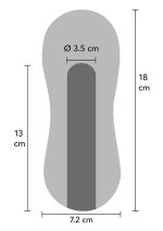 Vibrating Stroker Mouth Light skin tone - obrazek 3