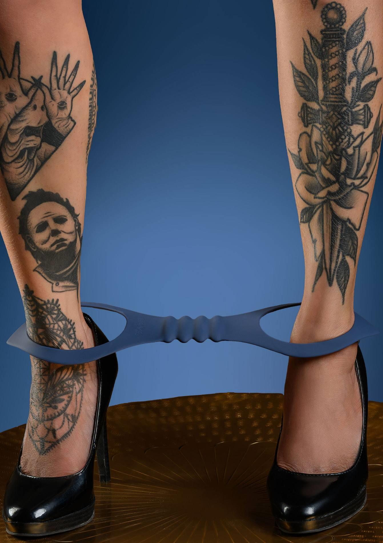 30-17351-X-BLUE Silicone Ankle Cuffs Blue - obrazek 1