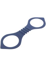 Silicone Ankle Cuffs Blue - obrazek 3