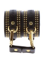 Studded Wrist Cufs Set Black - obrazek 7