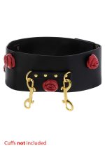 Wild Roses Bondage Belt Black - obrazek 6