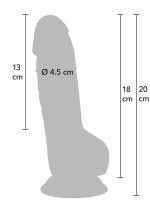 Realistic Dildo PVC 18 cm - obrazek 8