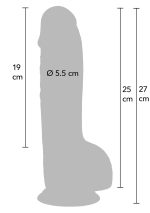 Realistic Dildo PVC 25 cm - obrazek 6
