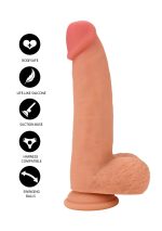 Realistic Dildo Liquid Silicone 19 cm - obrazek 10
