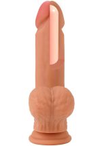 Realistic Dildo Liquid Silicone 20 cm - obrazek 3