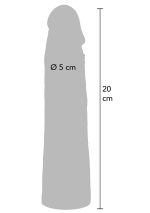 Penis Sleeve Liquid Silicone 20 cm - obrazek 9