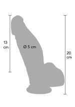 Ultra Realistic Dildo Silicone 18 cm - obrazek 8