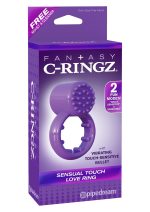 Pierścień-SENSUAL TOUCH LOVE RING PURPLE - obrazek 2