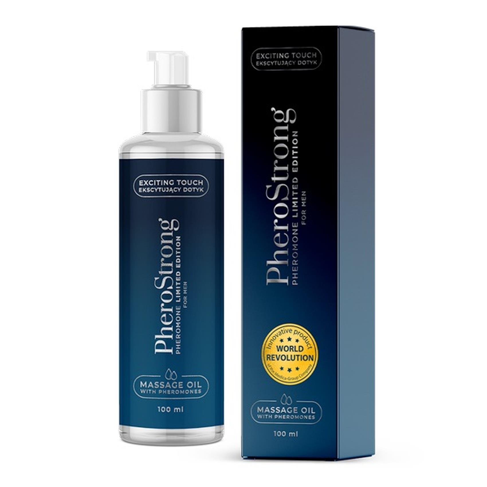 32-00037 Olejek-PheroStrong Limited Edition for Men Massage Oil 100ml. - obrazek 1