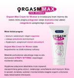 Żel/sprej - Orgasm Max cream for women 50 ml - obrazek 2
