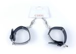 Fetish B - Series Handcuffs with cristals 3 cm Silver - obrazek 6