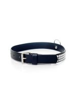 Fetish B - Series Collar with crystals 2 cm silver - obrazek 3