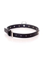 Fetish B - Series - Collar 2 cm silver crystal - obrazek 2
