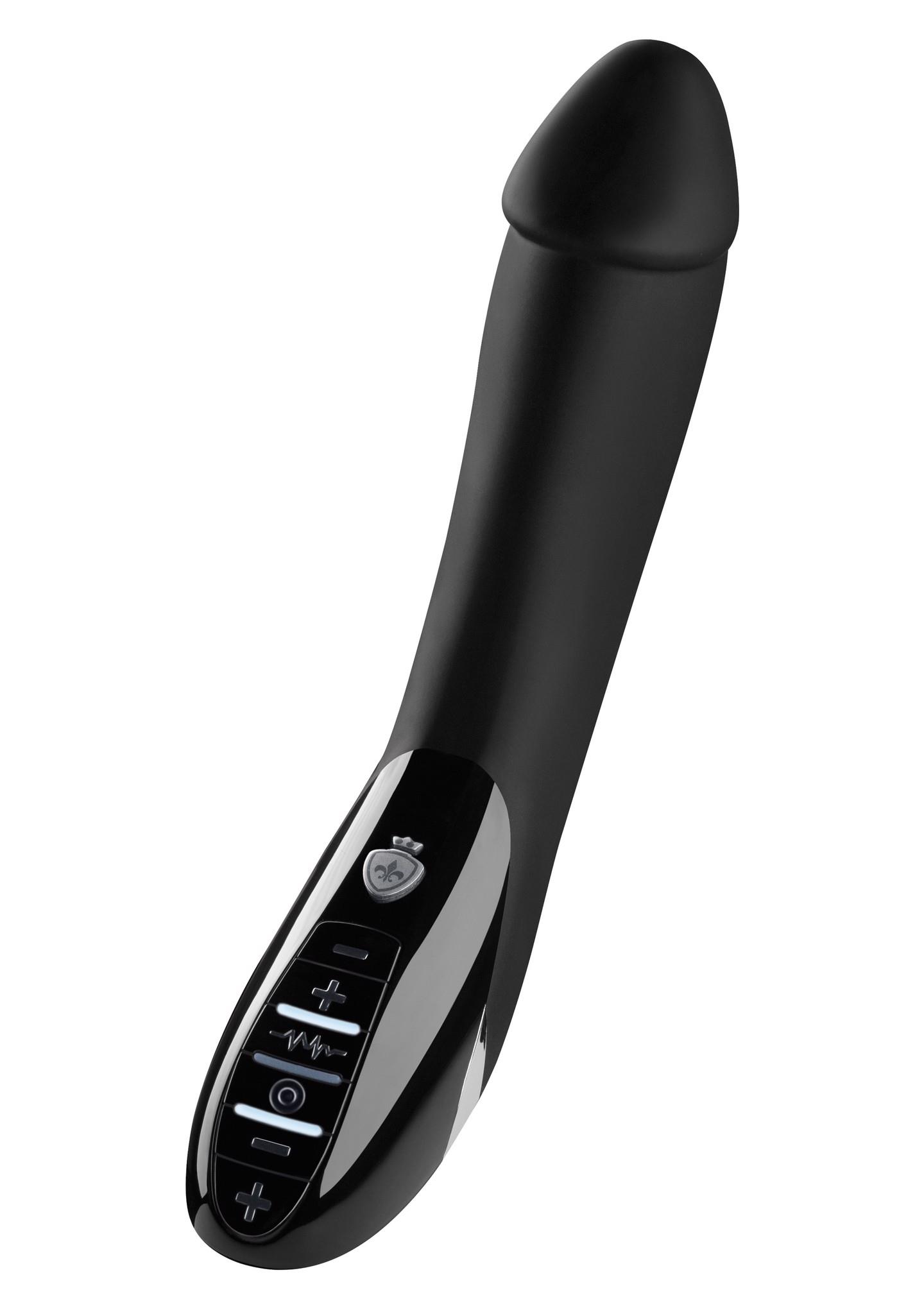 33536_BLACK_01 Tickling Truman Estim Vibe Black - obrazek 1