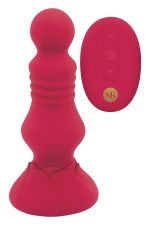 SECRET KISSES REMOTE VIBRATING FLORET BUTTPLUG - obrazek 2