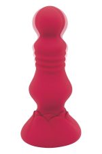 SECRET KISSES REMOTE VIBRATING FLORET BUTTPLUG - obrazek 3