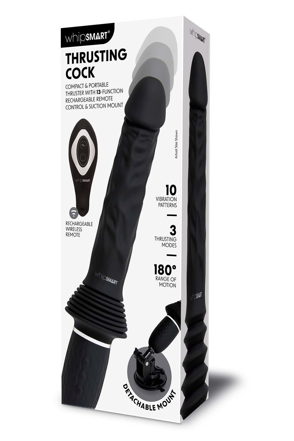 35-160764 WHIPSMART GIRTHY REALISTIC THRUSTING SEX MACHINE WITH HANDS FREE SUCTION MOUNT - obrazek 1