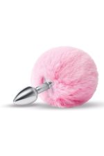 WHIPSMART 3 INCH FLUFFY BUNNY METAL PLUG WITH PINK TAIL - obrazek 2