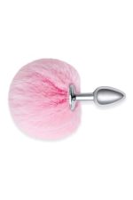 WHIPSMART 3 INCH FLUFFY BUNNY METAL PLUG WITH PINK TAIL - obrazek 4