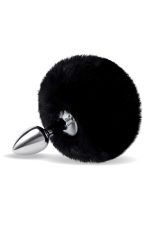 WHIPSMART 3 INCH FLUFFY BUNNY METAL PLUG WITH BLACK TAIL - obrazek 2