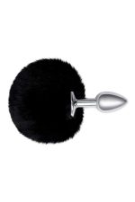 WHIPSMART 3 INCH FLUFFY BUNNY METAL PLUG WITH BLACK TAIL - obrazek 4