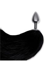 WHIPSMART 3 INCH METAL PLUG WITH 14" BLACK INDIGO FOX TAIL - obrazek 4
