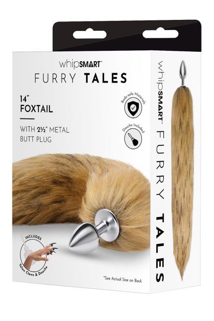 WHIPSMART 3 INCH METAL PLUG WITH 14" FOX TAIL