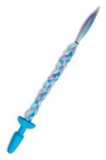 WHIPSMART 4.9 INCH SILICONE PLUG WITH PLAY TAILS UNICORN TAIL - obrazek 3