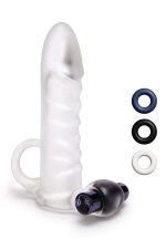 SIZE UP CLEAR VIEW VIBRATING PENIS EXTENDER - obrazek 2