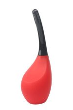 MENZSTUFF 9 HOLE ANAL DOUCHE RED/BLACK - obrazek 2