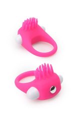 RINGS OF LOVE SILICONE STIMU RING PINK - obrazek 2
