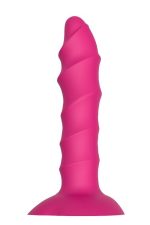 CHEEKY LOVE TWISTED PLUG WITH SUCTION CU - obrazek 2