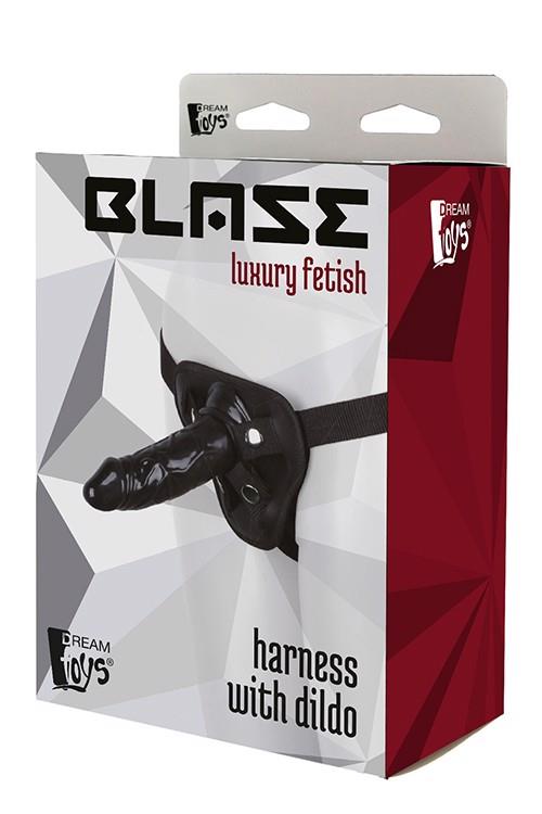 35-21654 BLAZE HARNESS WITH DILDO - obrazek 1