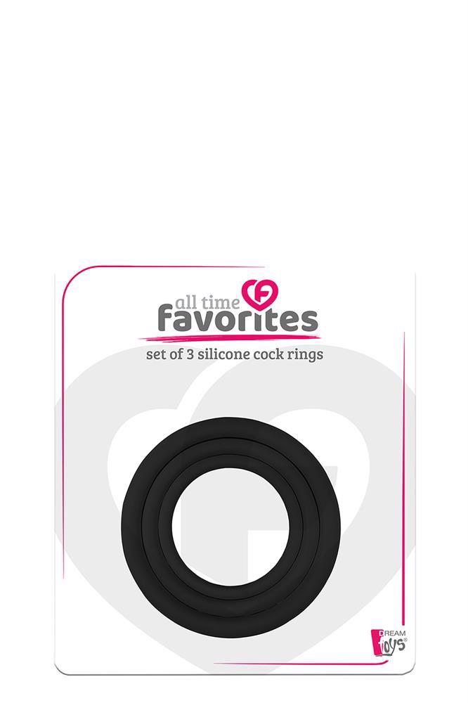 35-21756 ALL TIME FAVORITES 3 SILICONE COCKRINGS - obrazek 1