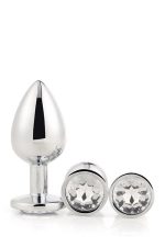 GLEAMING LOVE SILVER PLUG SET - obrazek 2