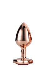 GLEAMING LOVE ROSE GOLD PLUG SMALL - obrazek 3